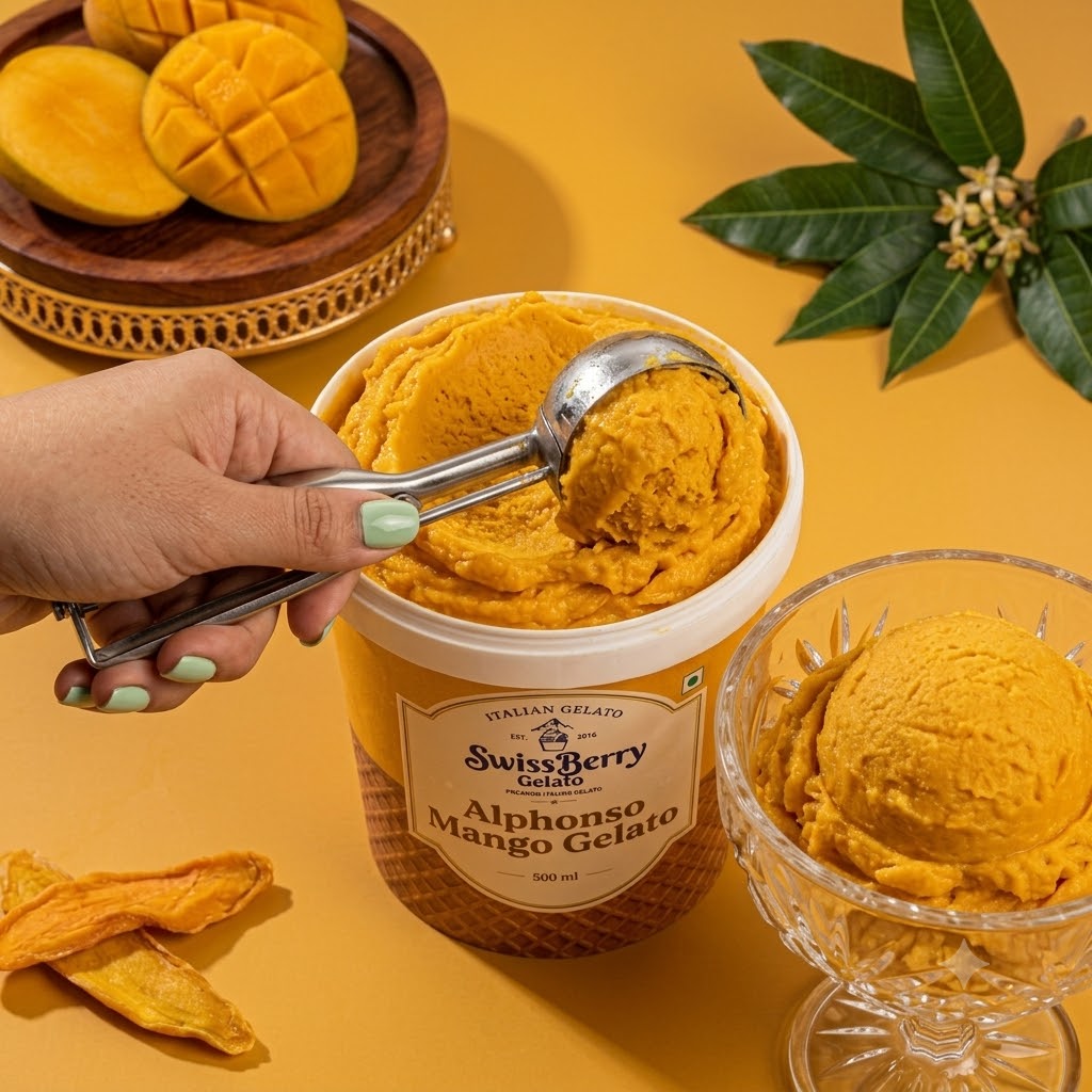 Alphonso Mango ice cream