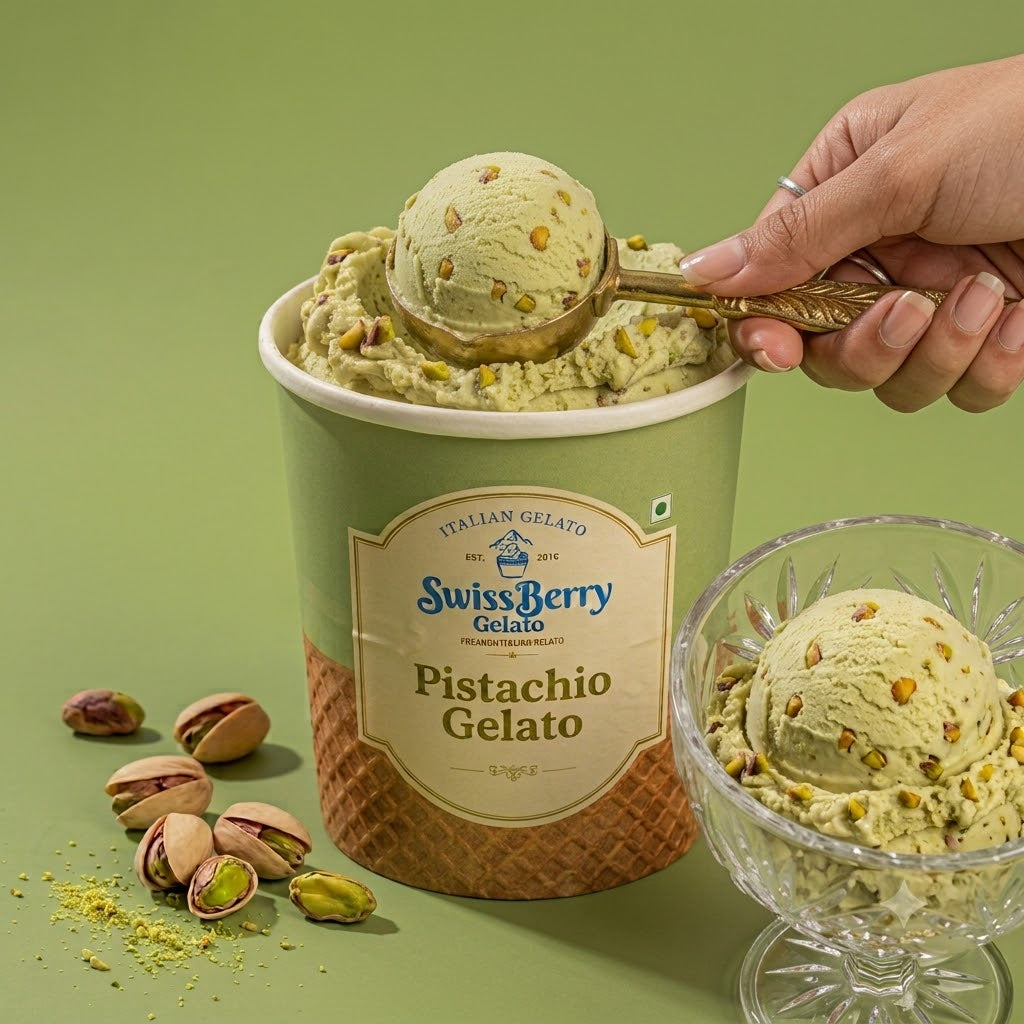 Pistachio gelato