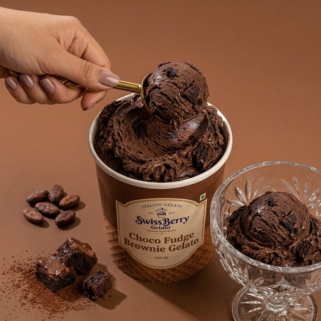 choco fudge brownie gelato
